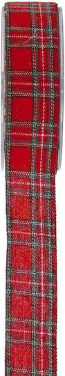 LiebeQueen Christmas Ribbon Red 1800x3.5cm 1pc