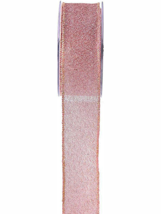 LiebeQueen Christmas Ribbon Pink 900x4.3cm 1pc