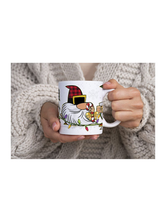 Christmas Mug Ceramic White 1pcs