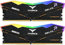 TeamGroup Delta TUF 32GB DDR5 RAM cu 2 module (2x16GB) și Viteză 6400 pentru Desktop