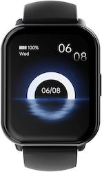 HiFuture FutureFit Zone 2 Smartwatch with Heart Rate Monitor (Black)