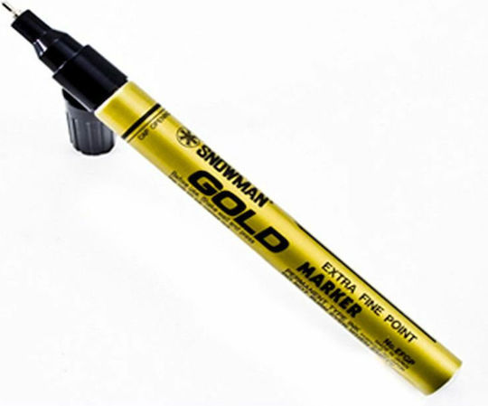 Snowman Zeichenmarker 0.7mm GOLD 1Stück