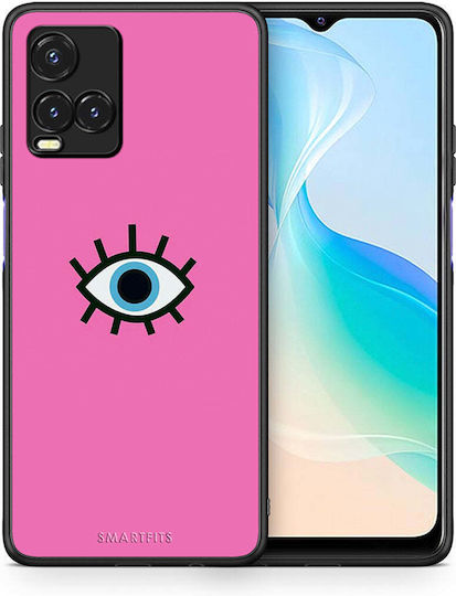 Smartfits Blue Eye Pink Back Cover Albastru (Vivo Y33s)