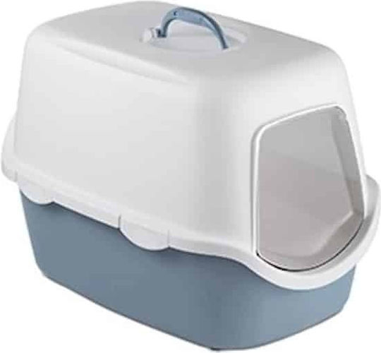 Stefanplast Cat Toilet Closed Blue L40 x W56 x H40cm