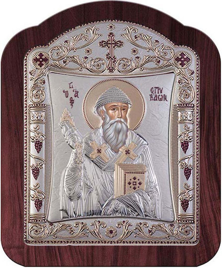 Slevori Εικόνα Свети Спиридон Silver 20.6x26.4см.