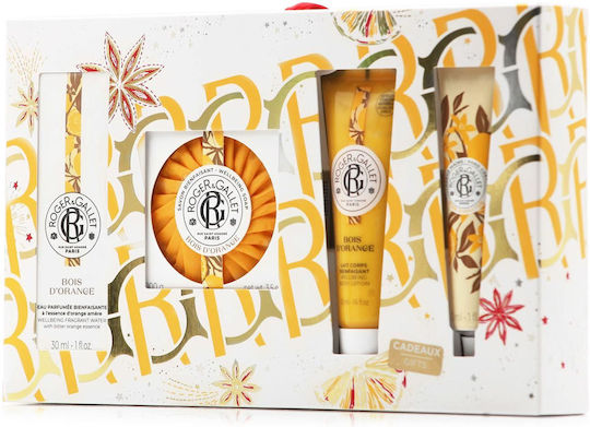 Roger & Gallet Bois D' Orange Дамски Комплект с Лосион за тяло 4бр