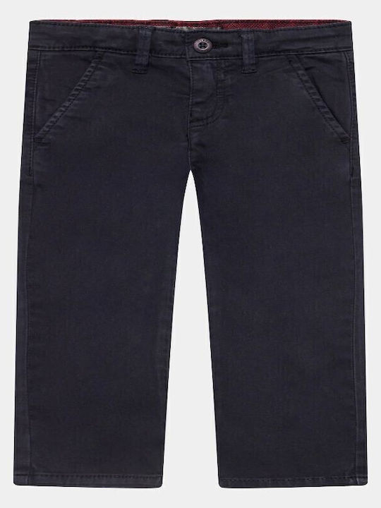 Guess Kids' Chino Fabric Pants Navy