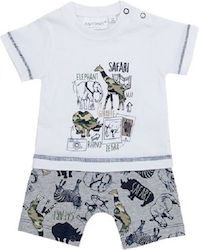 Babytown Set of White Baby Bodysuits