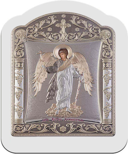 Slevori Εικόνα Schutzengel Silber 10.3x12.9cm