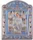 Slevori Heiligenikone Panagia Pantanassa Silber 29x39cm