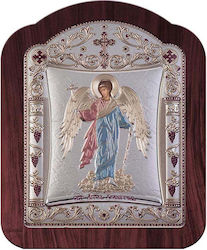Slevori Guardian Angel Silver Icon 20.6x26.4cm