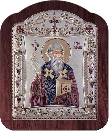 Slevori Imaginea sfântul Spiridon Argint 20.6x26.4cm