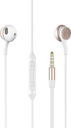 Oneplus C5319 Earbuds Handsfree με Βύσμα 3.5mm Λευκό