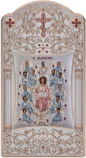 Slevori Image Jesus Christ Silver 8.4x16cm