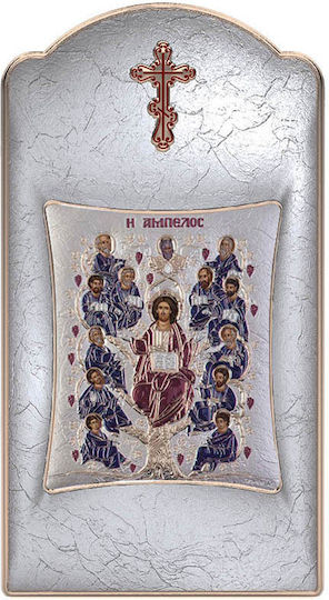 Slevori Image Jesus Christ Silver 8.4x16cm