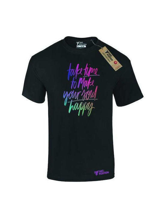 Takeposition Happy Soul T-shirt Black