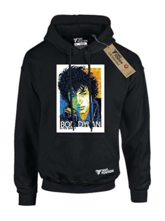 Takeposition H-cool Bob Dylan His Hoodie Black