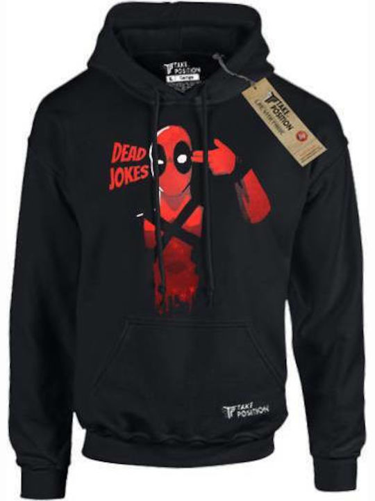 Takeposition Dead Jokes Hoodie Black