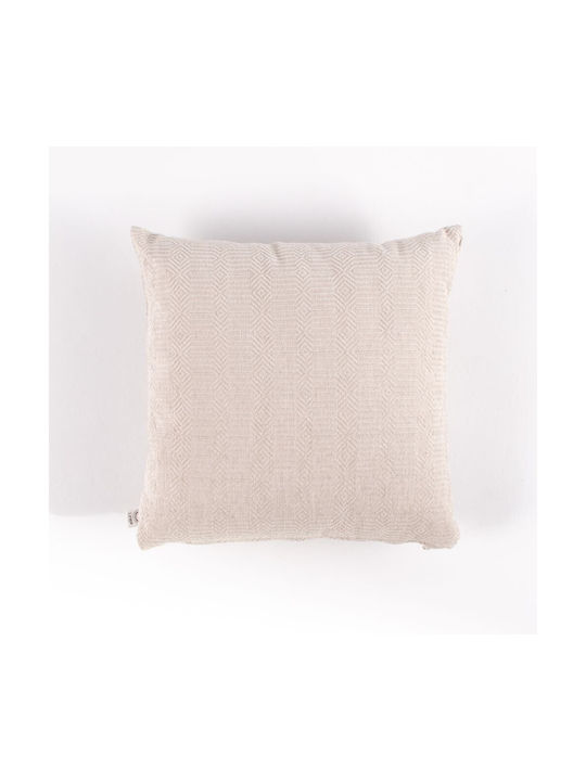 Linea Interiors Elegant Ecru Sofa Cushion 50x50cm DKM-T50-023