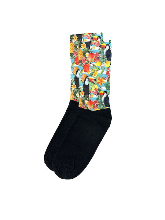 Trendy Printed Women's Socks Multicolour