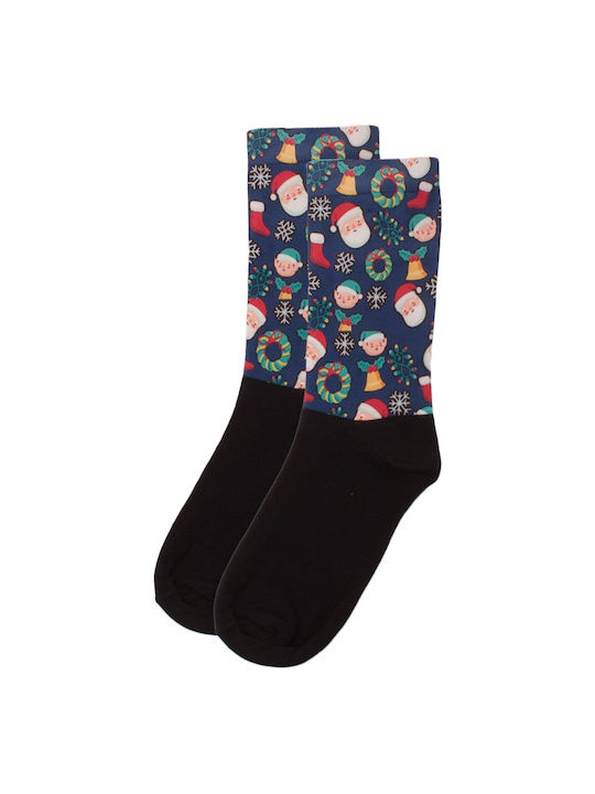 Trendy Printed Women's Christmas Socks Multicolour