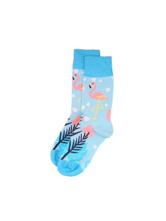 Trendy Flamingo Socks Multicolour