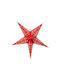 Christmas Pendant Paper Red Star 40x40x40cm
