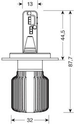 Lampa Lamps H4 LED 20W 1pcs