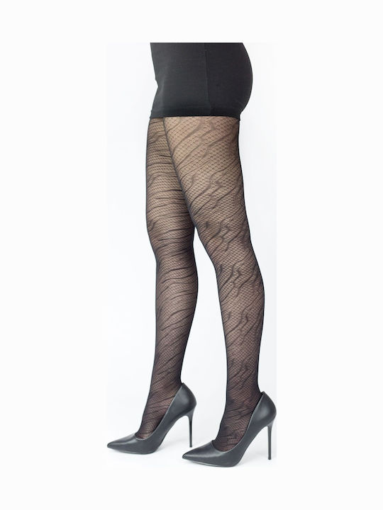 Γυναικείο Καλσόν 20 Den Dark Rose με Print