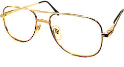 Economy Line Herren Metall Brillengestelle Gold Economy Line Herren Metall Brillengestelle Gold