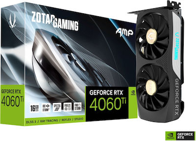 Zotac GeForce RTX 4060 Ti 16GB GDDR6 AMP Placă Grafică