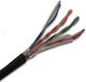 Redled U/UTP Cat.6 (Gigabit) Καλώδιο Δικτύου Ethernet 1m Μαύρο