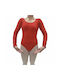 Dance & Football Bodysuit Red for Ballet
