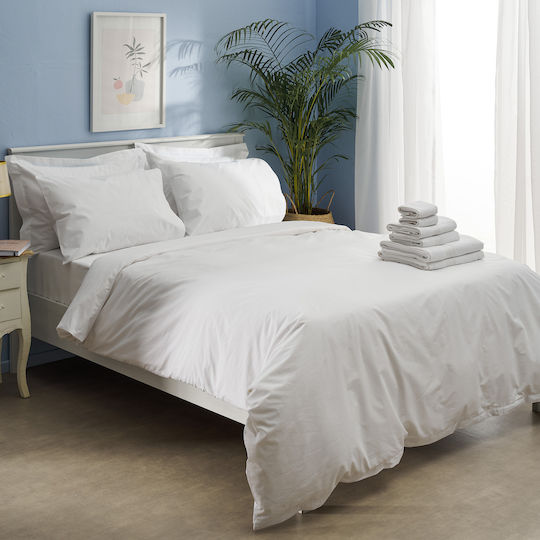 Charalambidis Textiles Πάπλωμα Υπέρδιπλο 220x240εκ. Λευκό 350 GSM
