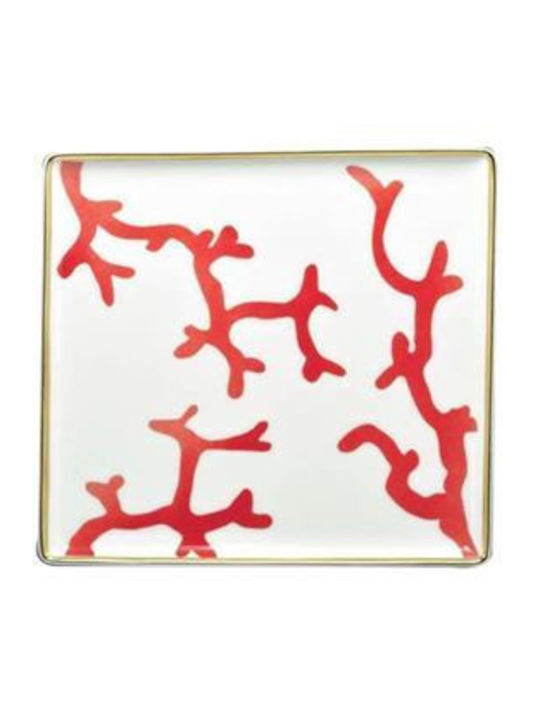Raynaud Limoges Διακοσμητική Πιατέλα Πορσελάνης Λευκή 18x18εκ.
