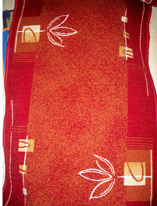 Nikotex Carpets Flower Χαλί Διάδρομος Κόκκινο με Πλάτος 65cm (τιμή ανά μέτρο)