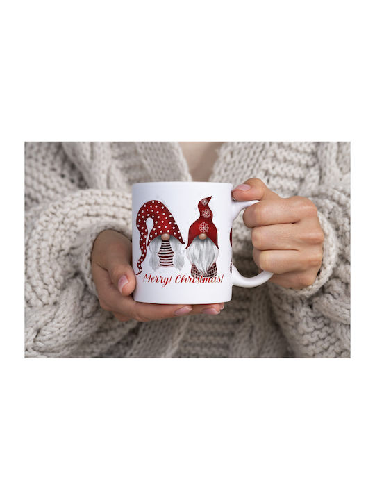 Christmas Mug Ceramic White 1pcs