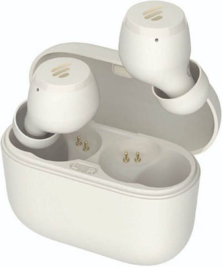 Edifier X3 Lite Earbud Bluetooth Handsfree Earphones with Sweat Resistance and Charging Case Ivory