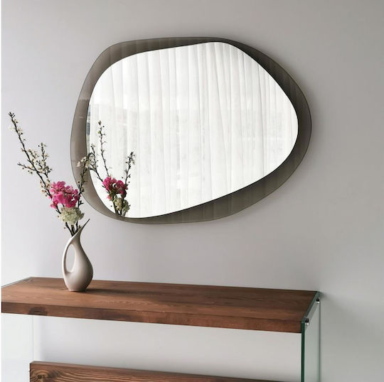 Asir Group Aqua Ασύμμετρος Καφέ 55x75cm
