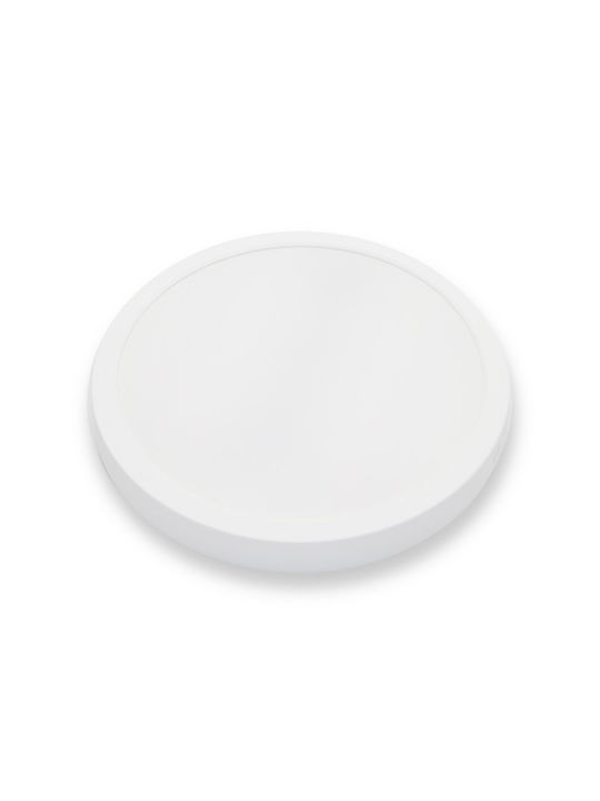 Adeleq Outdoor Ceiling Flush Mount with Integrated LED in White Color 21-918201