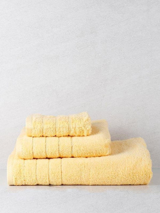 Sunshine Bath Towels Set 3pcs Dory Yellow Skroutz.cy