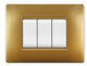 Elettrocanali Switch Frame in Gold Color ECL2882SO