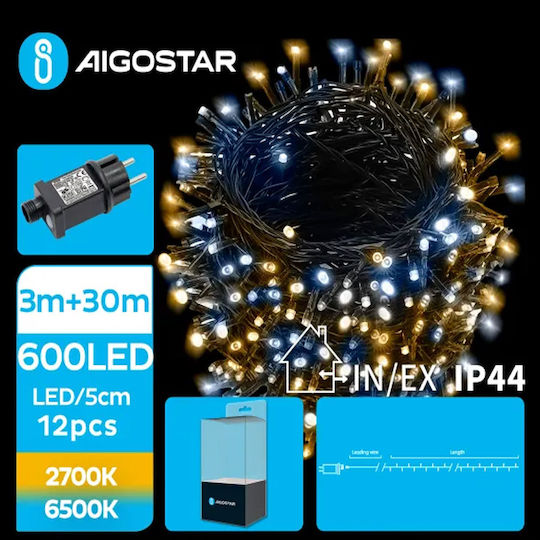 Lights LED 30m. Warm White in String 1pcs