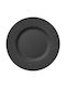 Villeroy & Boch Rock Plate Shallow made of Porcelain Black with Diameter 27cm