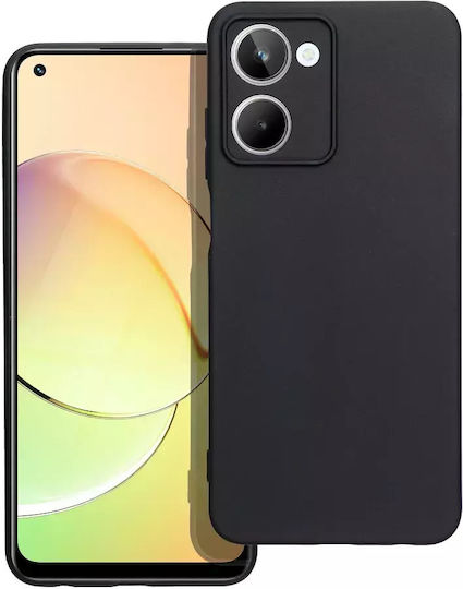 Techwave Matt Back Cover Σιλικόνης Μαύρο (Realme 10)