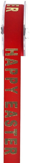 LiebeQueen Easter Ribbon Polyester Red 2.3x900cm