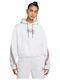 Paris Saint Germain Women's Sweatshirt Hooded White