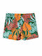 Poulain Kinder Badeanzug Badeshorts Green/Orange