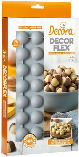 Decora Formă de Patiserie Bomboane de Ciocolată din Silicon 28 Locuri 30x17x3buc 1buc