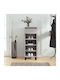 Holz Schuhschrank Grey Sonoma 40x36x105cm